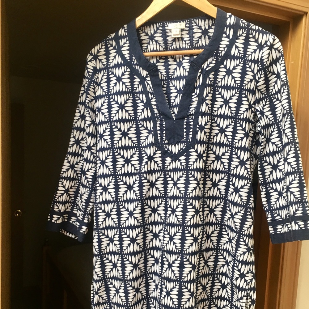 J. Crew tunic top, small